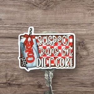 Diet Coke Inspired Badge Reel